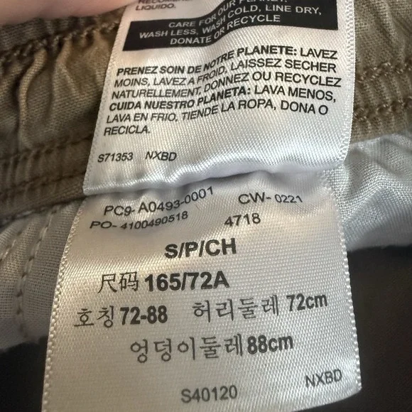 Levi's Signature And DSG Cargo Khaki Joggers Men's Size S Drawstring Elastic - Picture 3 of 16